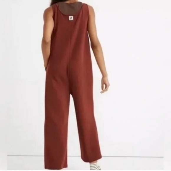 Madewell MWL superbrushed pull on wide leg jumpsuit - Picture 2 of 10